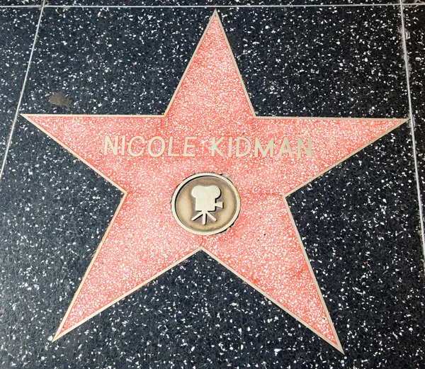 Nicole kidman 's hollywood star — Stockfoto