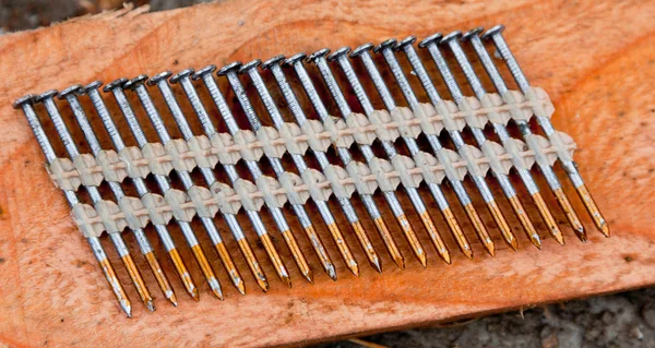 stock image Row of Nails