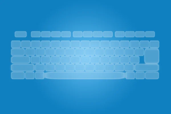 Keyboard template. — Stock Photo, Image