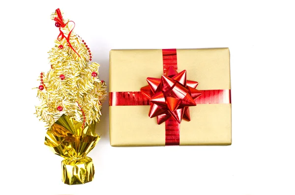Gift box voor Nieuwjaar concept. — Stockfoto