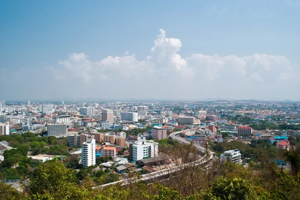 Stock image Pattaya City with cloud.