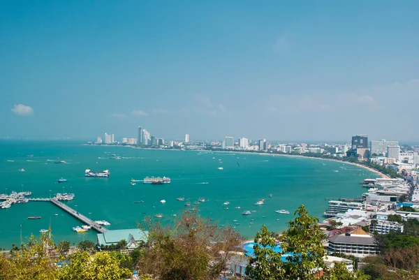 stock image Pattaya City with cloud.