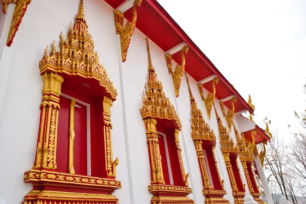 Thailand templet dörrar. — Stockfoto