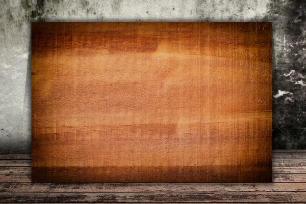 Vintage dřevo na podlaze grunge. — Stock fotografie