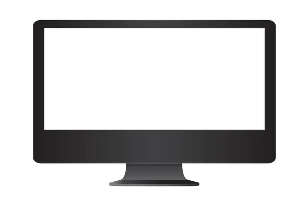Computer monitor isolated on the white background. — Stock Photo, Image