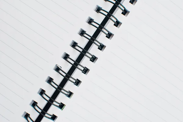 Witboek van notebook. — Stockfoto