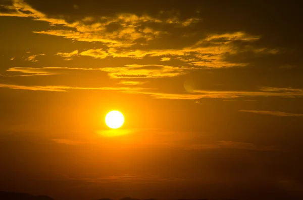 Pôr do sol. — Fotografia de Stock