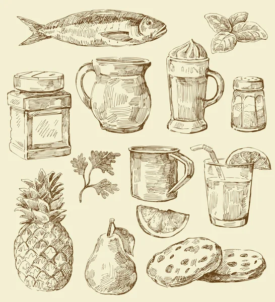 Set de cocina — Archivo Imágenes Vectoriales