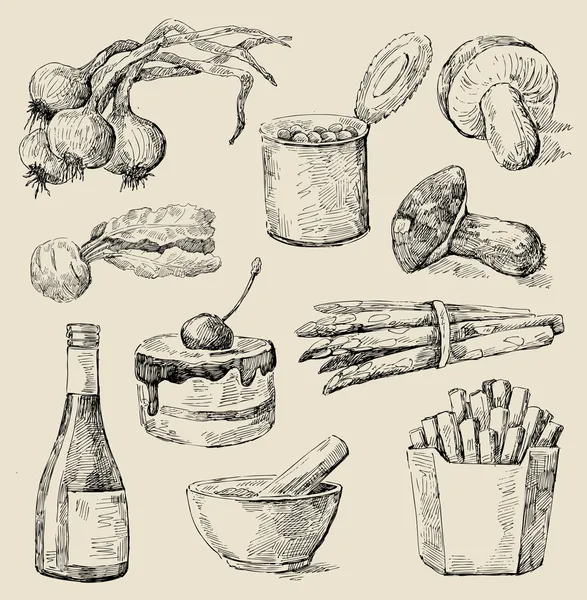 Keuken set — Stockvector