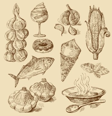 Food background clipart