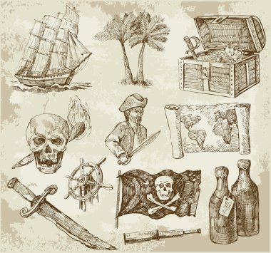 Pirate collection clipart