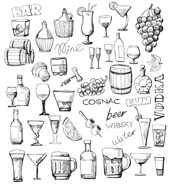 Bebidas — Archivo Imágenes Vectoriales