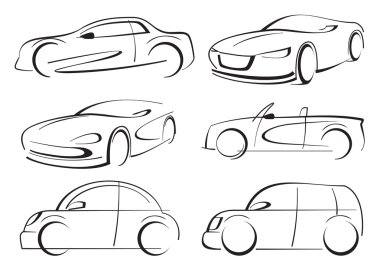 Vector cars clipart