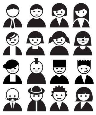 Faces clipart