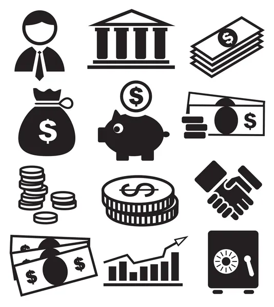 Banking icons — Stock Vector