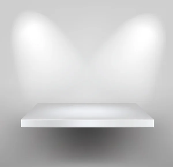 Etagère blanche — Image vectorielle