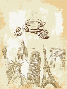 Set of travel clipart