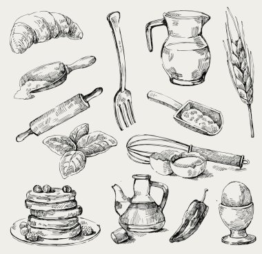 food set clipart