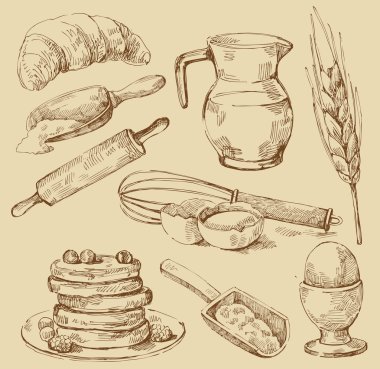 food set clipart