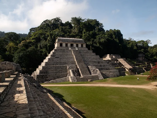 Palenque에서 피라미드 로열티 프리 스톡 사진