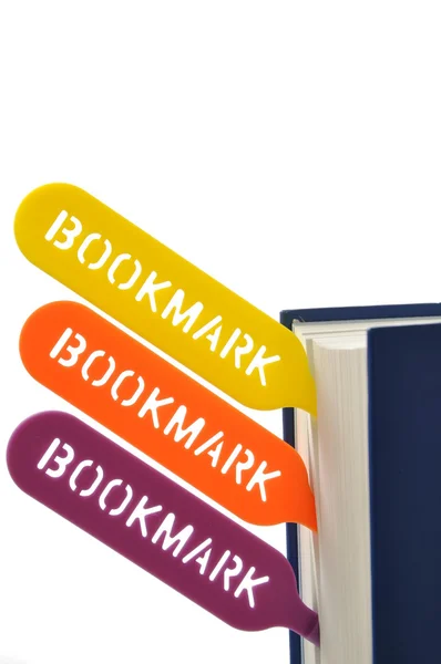 Bookmark your book — Stock Photo, Image