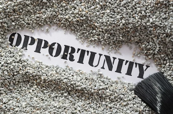 Oportunidad - - Tesoro serie de palabras — Foto de Stock