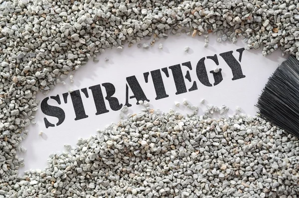 Strategy -- Schatz-Wort-Serie — Stockfoto