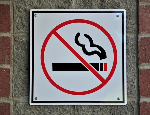 Geen teken van roken — Stockfoto
