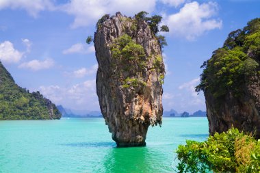 James Bond island in Thailand clipart