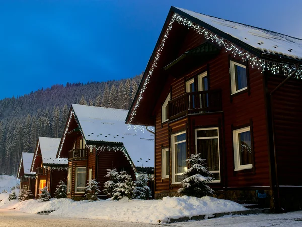 stock image Village in Carpathian Mountains.