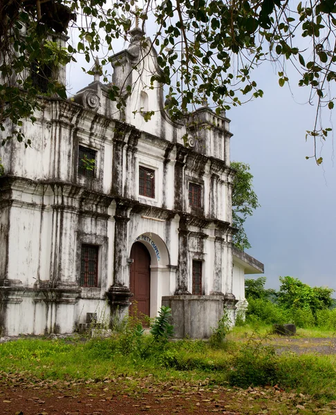 stock image Old catholic church in Goa