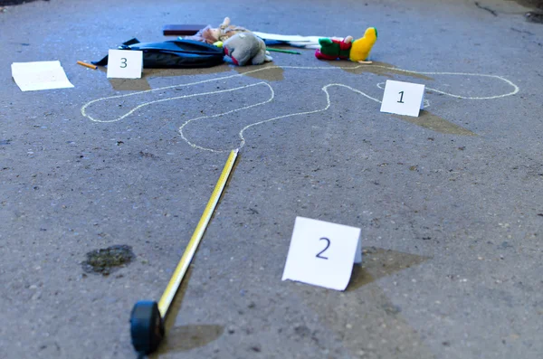 stock image Crime scene