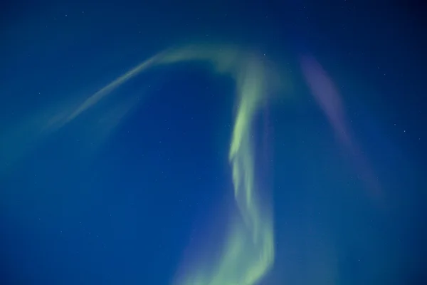 Kuzey ışıkları saskatchewan Kanada — Stok fotoğraf