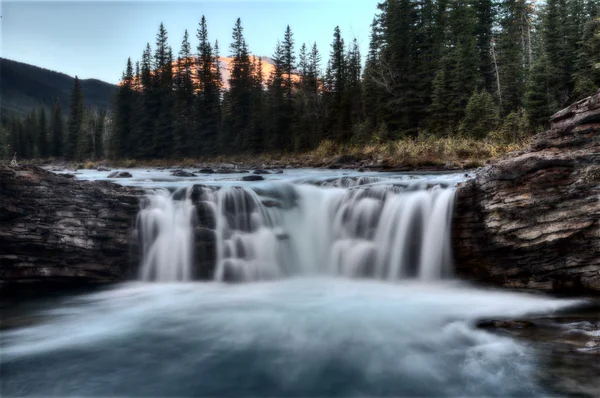 Овець річці Falls Allberta — стокове фото