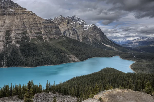 ทะเลสาบอัลเบอร์ต้า แคนาดา — ภาพถ่ายสต็อก