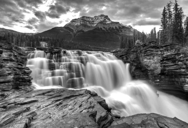 Athabasca wodospad alberta Kanada — Zdjęcie stockowe