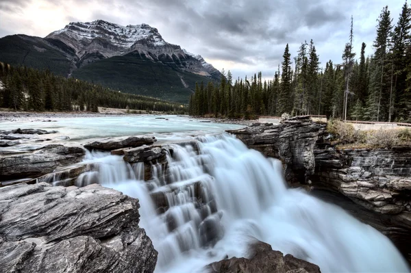 Athabasca Waterfall Alberta Canada — Stock Photo, Image