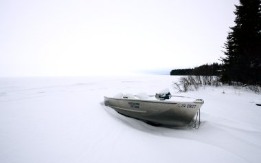 Fishing Boat Winter