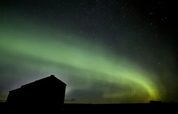Northern Lights Saskatchewan Canadá — Fotografia de Stock