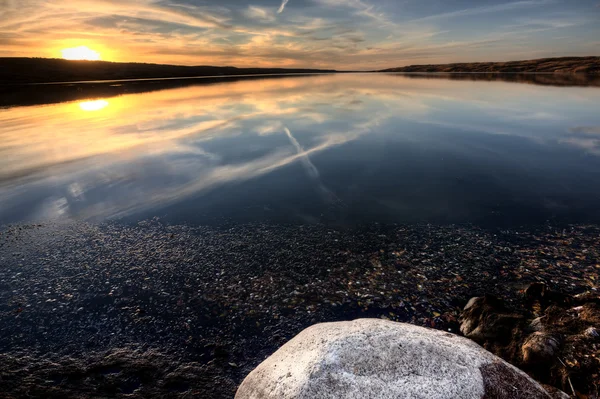 stock image Buffalo Pound Lake Saskatchewan