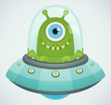 Ufo. Alien. clipart