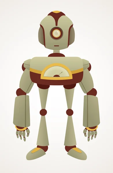 Ретро робот — стоковий вектор