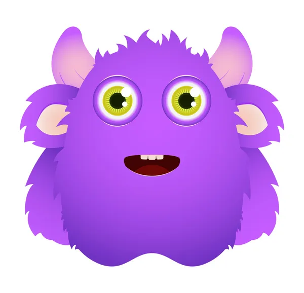 Monstre violet — Image vectorielle