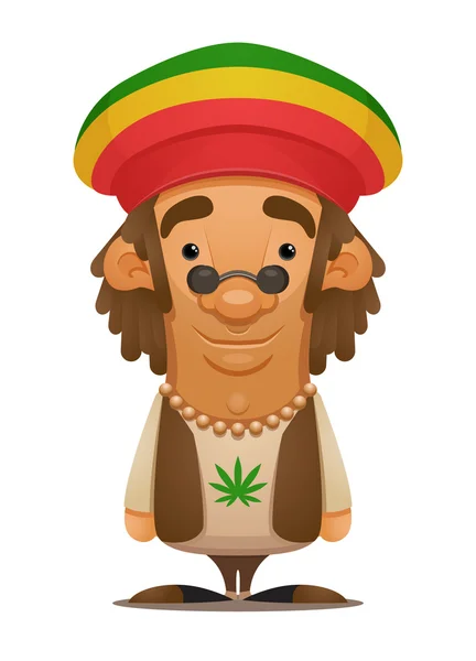 Rastafarian. — Stok Vektör