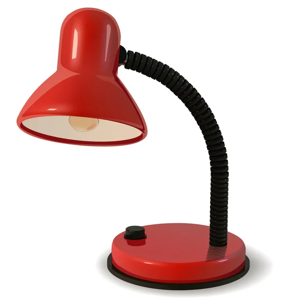 Lámpara escritorio — Vector de stock