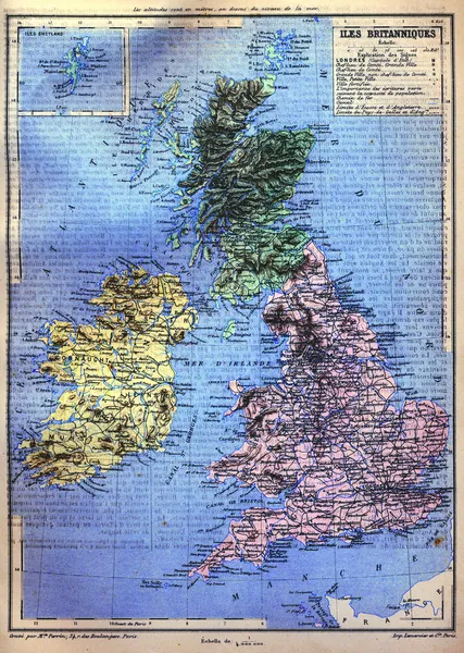 The map of British Isles