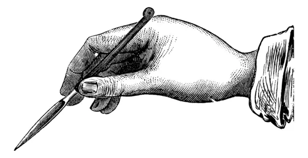Position du couteau dans l'incision faite ? ? par simple additif — Image vectorielle