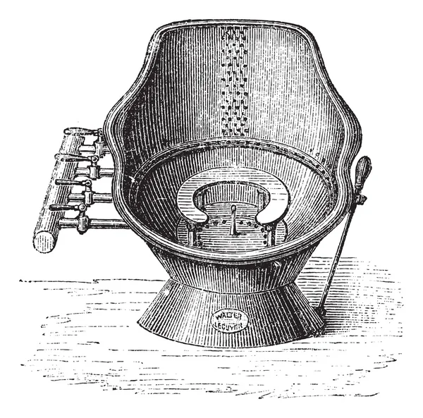 Fig. 139. Scaunul de baie are efectul apei (Walter Lecuyer — Vector de stoc