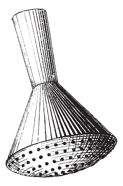 Cabeza de rociador, grabado vintage . — Archivo Imágenes Vectoriales