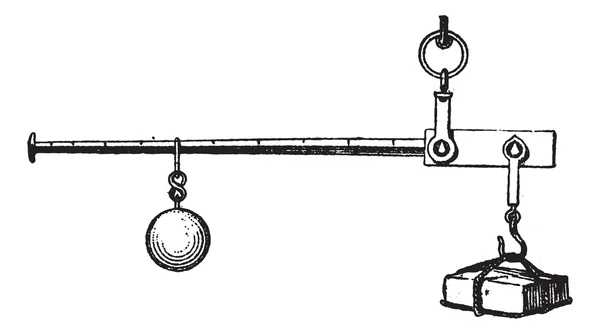 Fig. 1. Stalhof, vintage gravure. — Stockvector